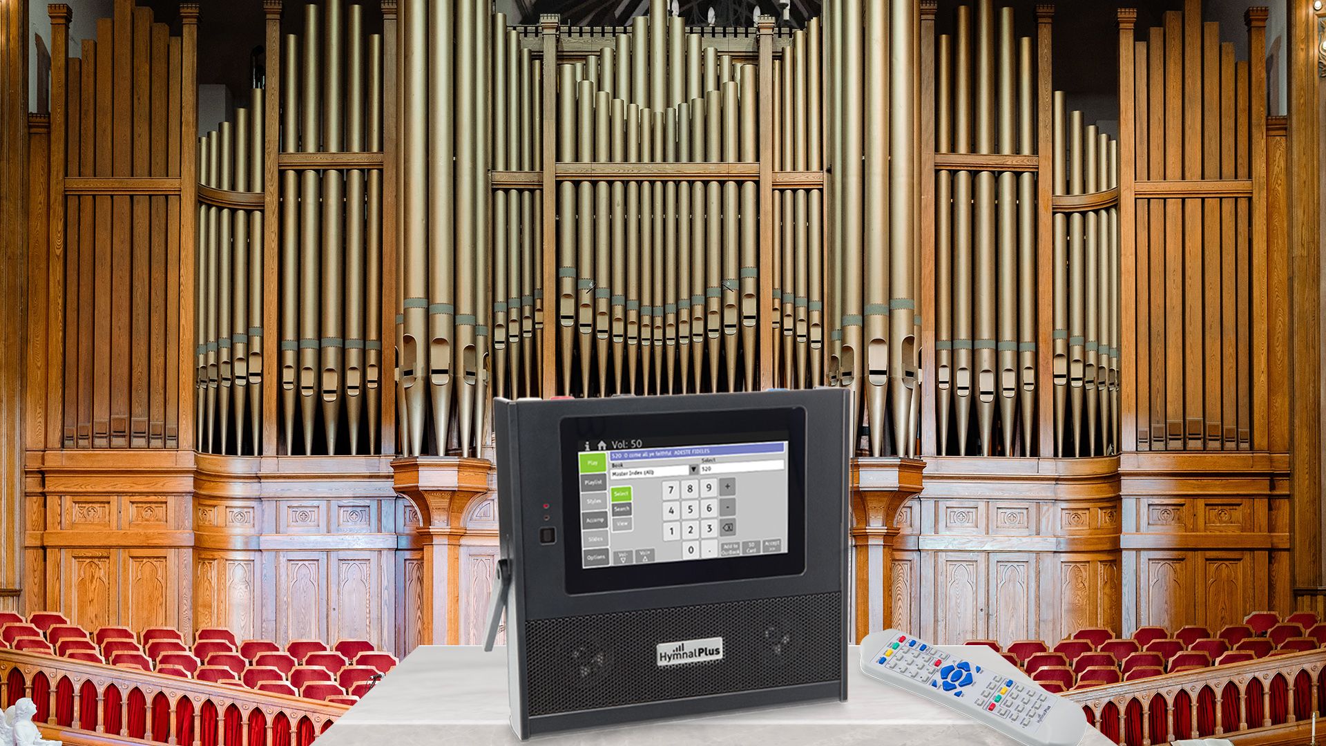 Digital Hymnal with Church Organ